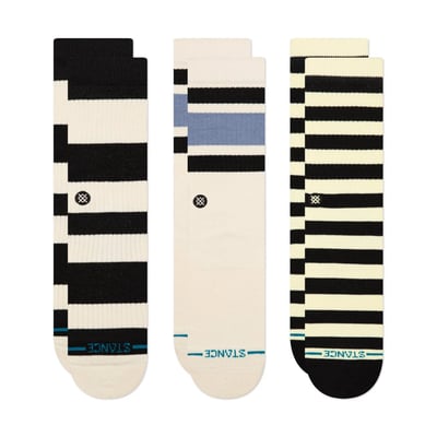 Stance is an American sock brand that has taken the sock concept to a completely new level. With their expressive prints and designs they live up to their slogan 'The Uncommon Thread' all too well. A classic sock height that hits the mid-point of your lower leg. Features moderate cushioning throughout the sock for a secure fit with enhanced impact protection, combed cotton blend, deep heel pockets complement your arch with that feel-good fit and seamless toe closure for an anti-friction finish your feet will love. Stance stands for creativity and unusual designs on socks for every day.

• Crew
• Combed cotton blend
• Medium cushioning
• Targeted cushioning
• Engineered arch support
• Seamless toe closure
• Deep heel pocket
• Mix of combed cotton, polyester, nylon and elastane