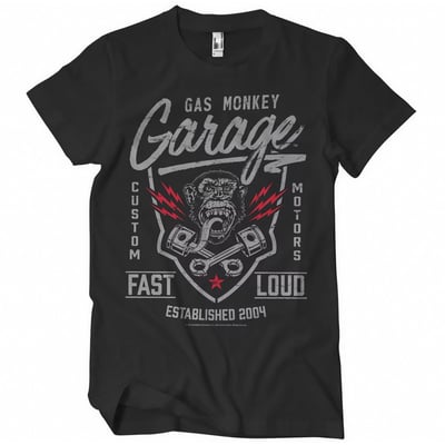 Gas Monkey Garage! Choose your favorite t-shirt, hoodie, tanktop, long sleeve or cap from the legendary Dallas-based garage founded by Richard Rawlings and made famous by their tv show. Blending craftsmanship, rock ’n’ roll energy, and Texas grit, Gas Monkey Garage has become a symbol of automotive passion and bold designs. Also their apparel have bold designs, every piece, from rugged t-shirts to stylish hoodies are made from 100% cotton have a nice print on the back or front. Wear the legend. Embrace the ride.