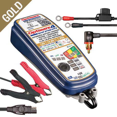 OptiMate 4 Quad Premium acculader – BMW & Triumph