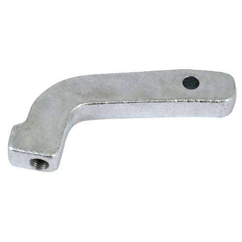Exhaust/floorboard adapter bracket, custom