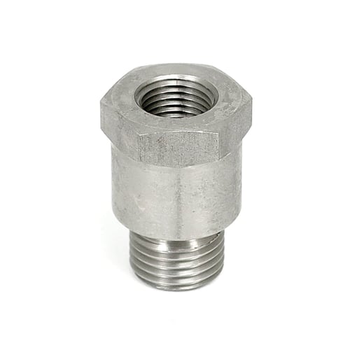 Streethogs, 1/2-20 oil gauge fitting to crankcase. Stainless