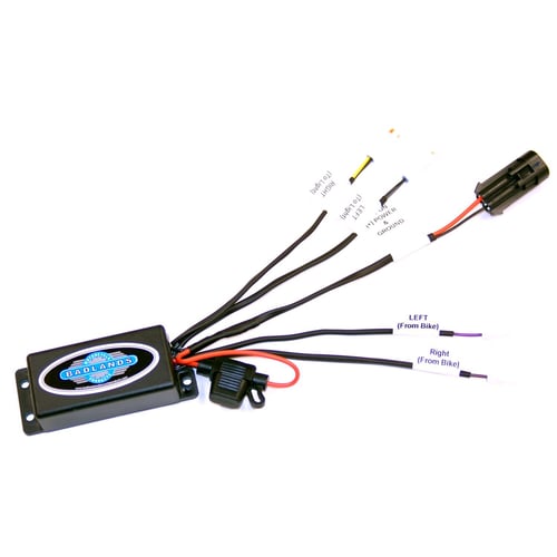 Badlands Indian Illuminator front turn signals (run/turn)