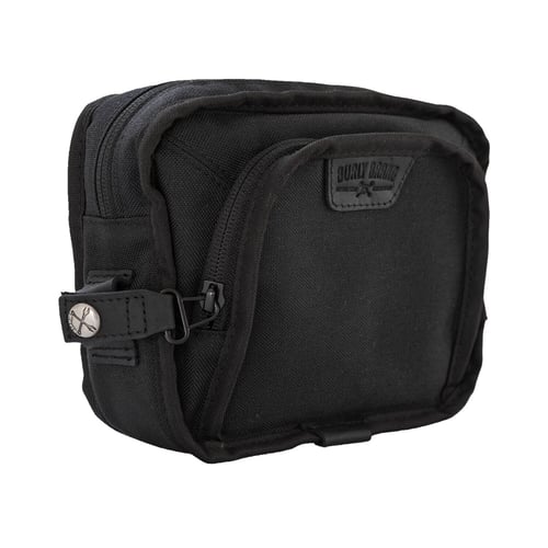 Burly Voyager handlebar bag, black Cordura