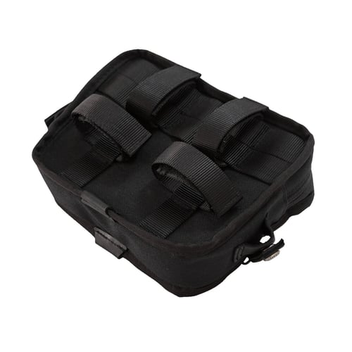 Burly Voyager handlebar bag, black Cordura