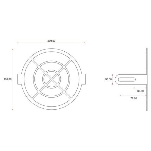 C-Racer universal headlight grill No3 Sight
