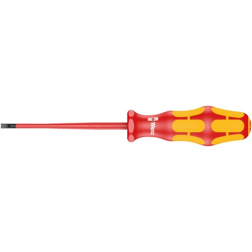 Wera screwdriver VDE Insulated for Slotted screws