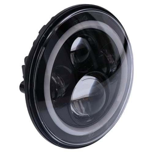 Bright, 7" LED headlamp. Black