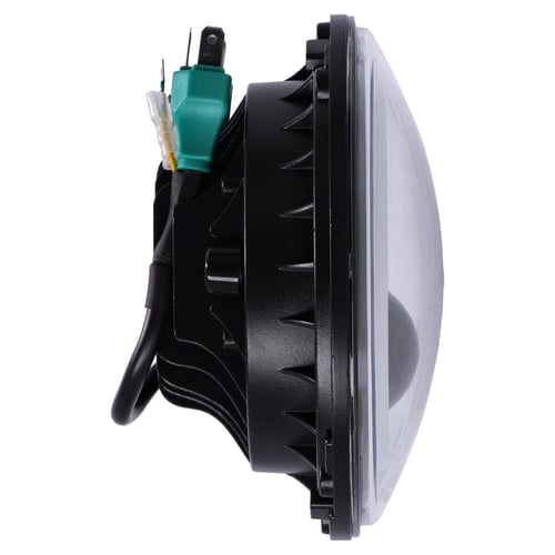 Bright, 7" LED headlamp. Black
