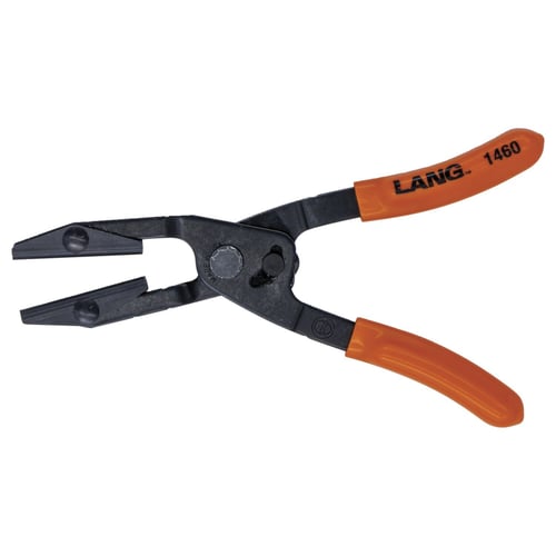 Lang Tools, angled hose pinch-off pliers. Small