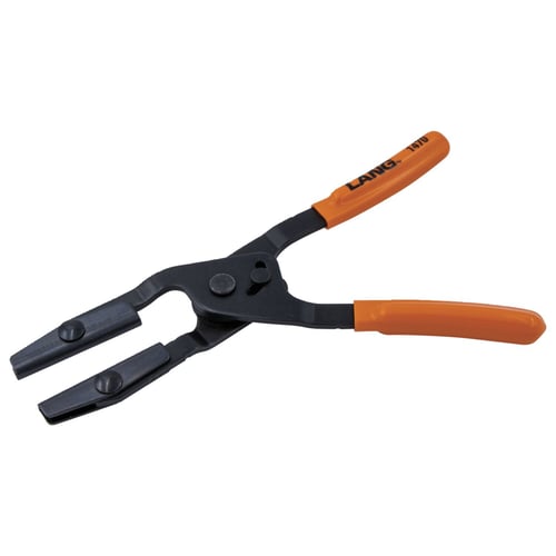 Lang Tools, angled hose pinch-off pliers. Medium