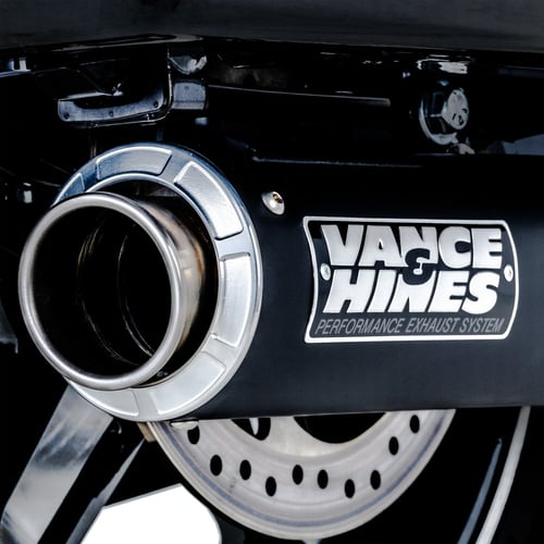 V&H, Supersport 400 slip-on mufflers. Black