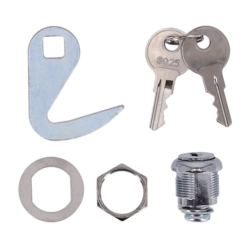 Saddlebag lock and hook kit
