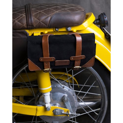 Tripmachine Tool Roll black/vintage tan