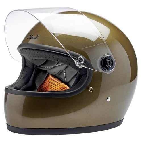 Biltwell Gringo S helmet Ugly Gold Metallic