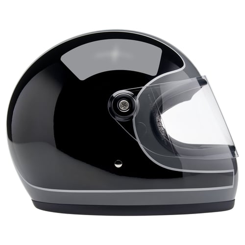 Biltwell Gringo S helmet Storm Grey/Black Tracker Gloss