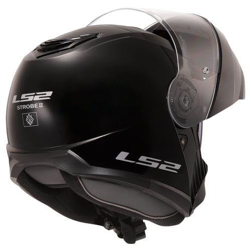 LS2 Strobe II helmet gloss black