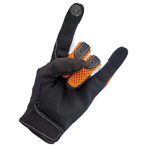 Biltwell Anza gloves orange/black