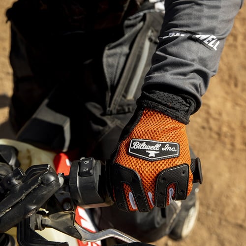 Biltwell Anza gloves orange/black