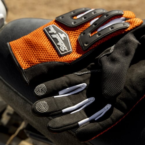 Biltwell Anza gloves orange/black