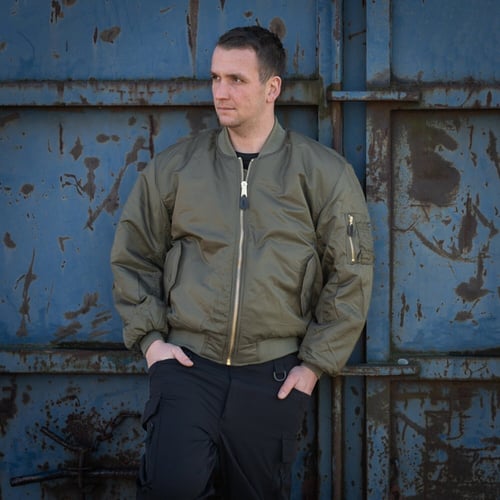 MA-1 Bomber flight jacket dark green