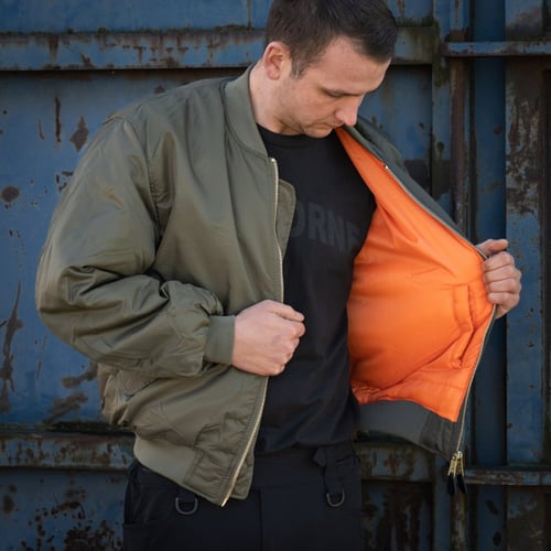 MA-1 Bomber flight jacket dark green