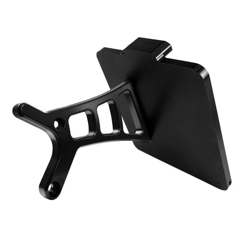 HeinzBikes, side mount license plate bracket. Black