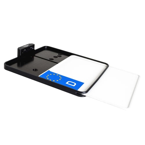 HeinzBikes, side mount license plate bracket. Black