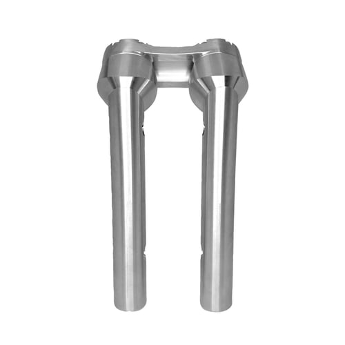 HeinzBikes, Clubstyle pullback risers 8". Silver