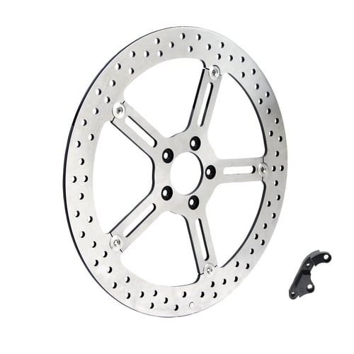 Arlen Ness, 15" Front Big Brake rotor kit. Right side