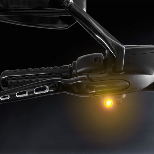 HeinzBikes, Nano below bar turn signals. Black no PL