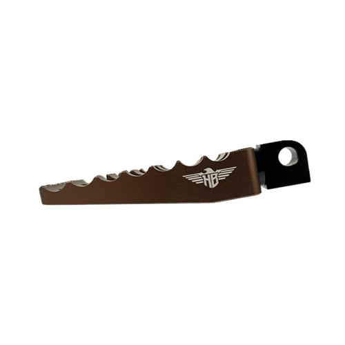 HeinzBikes, MX foot pegs V1. Bronze