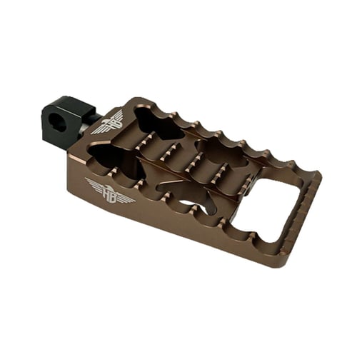 HeinzBikes, MX foot pegs V1. Bronze