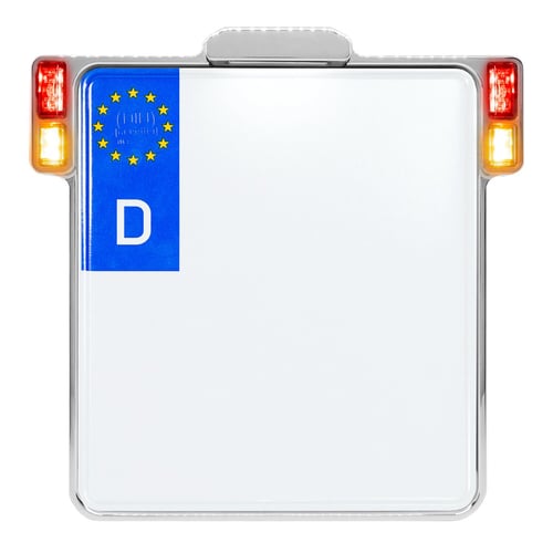 HeinzBikes, All-In license plate bracket with taillight