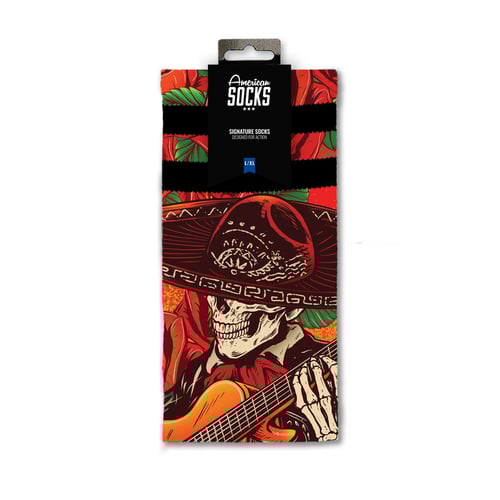 American Socks El Mariachi Signature socks red