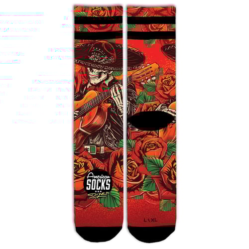 American Socks El Mariachi Signature socks red
