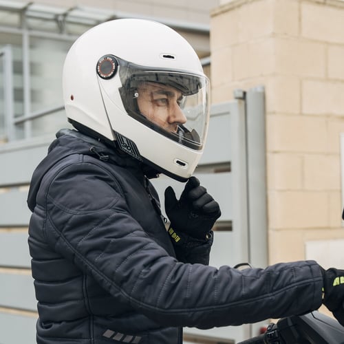 By City 90 Degrees helmet pearl white