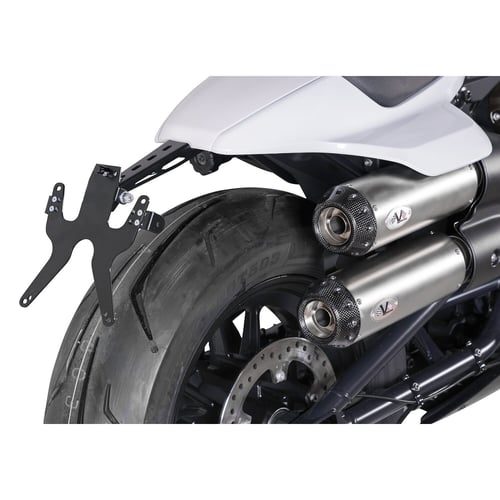 V Performance, 2-2 muffler set Sportster S. Silver