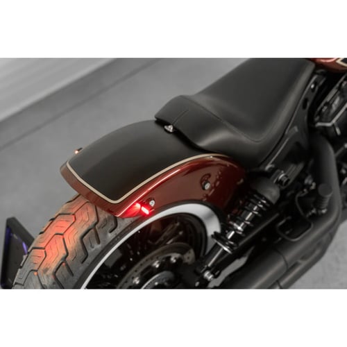 Killer Custom, Rear Fender Tomahawk. Black