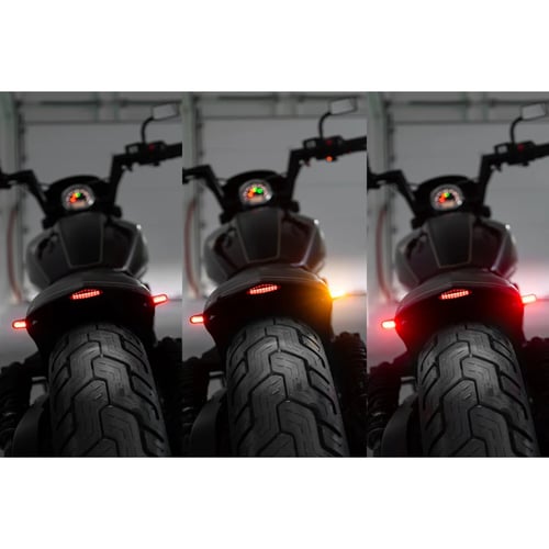 Killer Custom,  Mohawk Led Rear Taillight / Turn Signal Comb