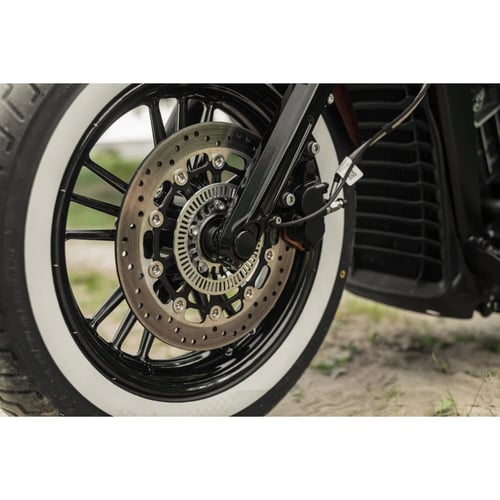 Killer Custom, Front Axle Cover Set. Black