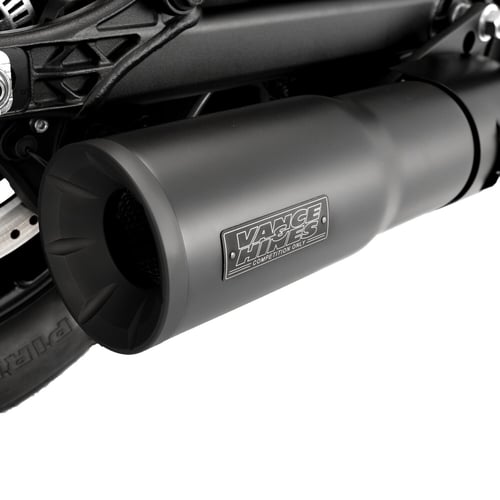 Vance & Hines, 2-1 Hi-Output Slip-On. Black