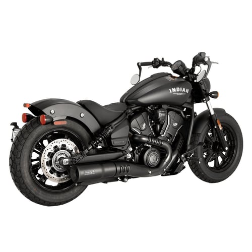 Vance & Hines, 2-1 Hi-Output Slip-On. Black