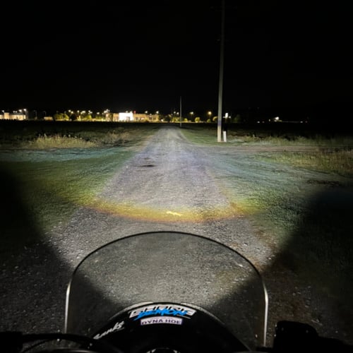 Custom Dynamics, 5-3/4" Shark Demon LED headlamp kit