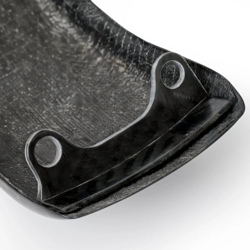 Tommy & Sons, Stock style carbon side cover set. Forged