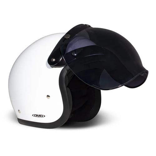 DMD Flip-up bubble visor smoke