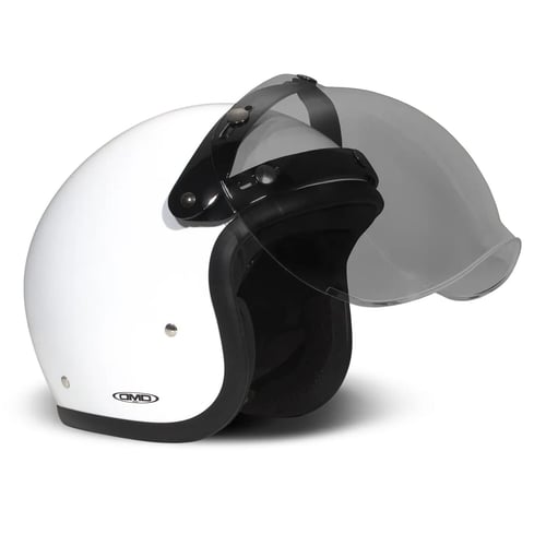 DMD Flip-up bubble visor light smoke