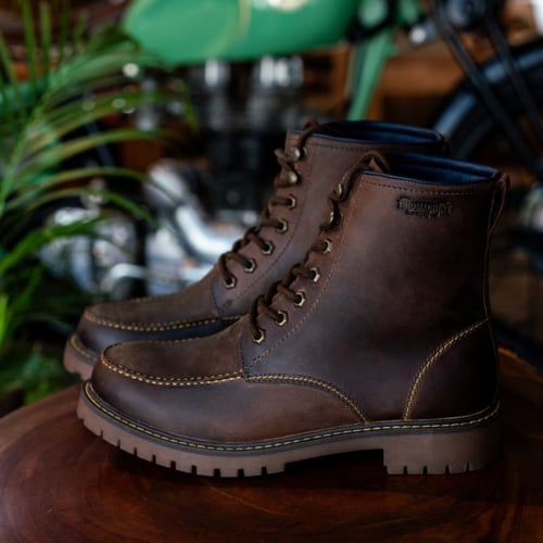 Trip Machine Moc-toe boots mocha 