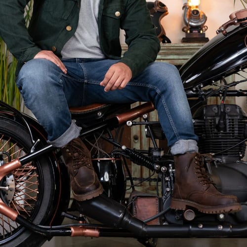 Trip Machine Moc-toe boots mocha 