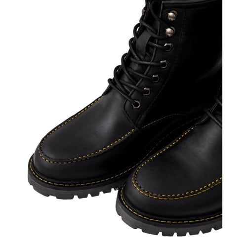 Trip Machine Moc-toe boots black