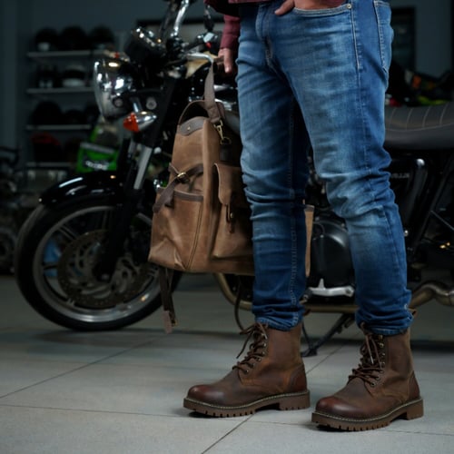 Trip Machine Derby boots Rusty wrangler